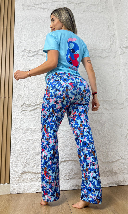 PIJAMA DAMA TRIO STITCH