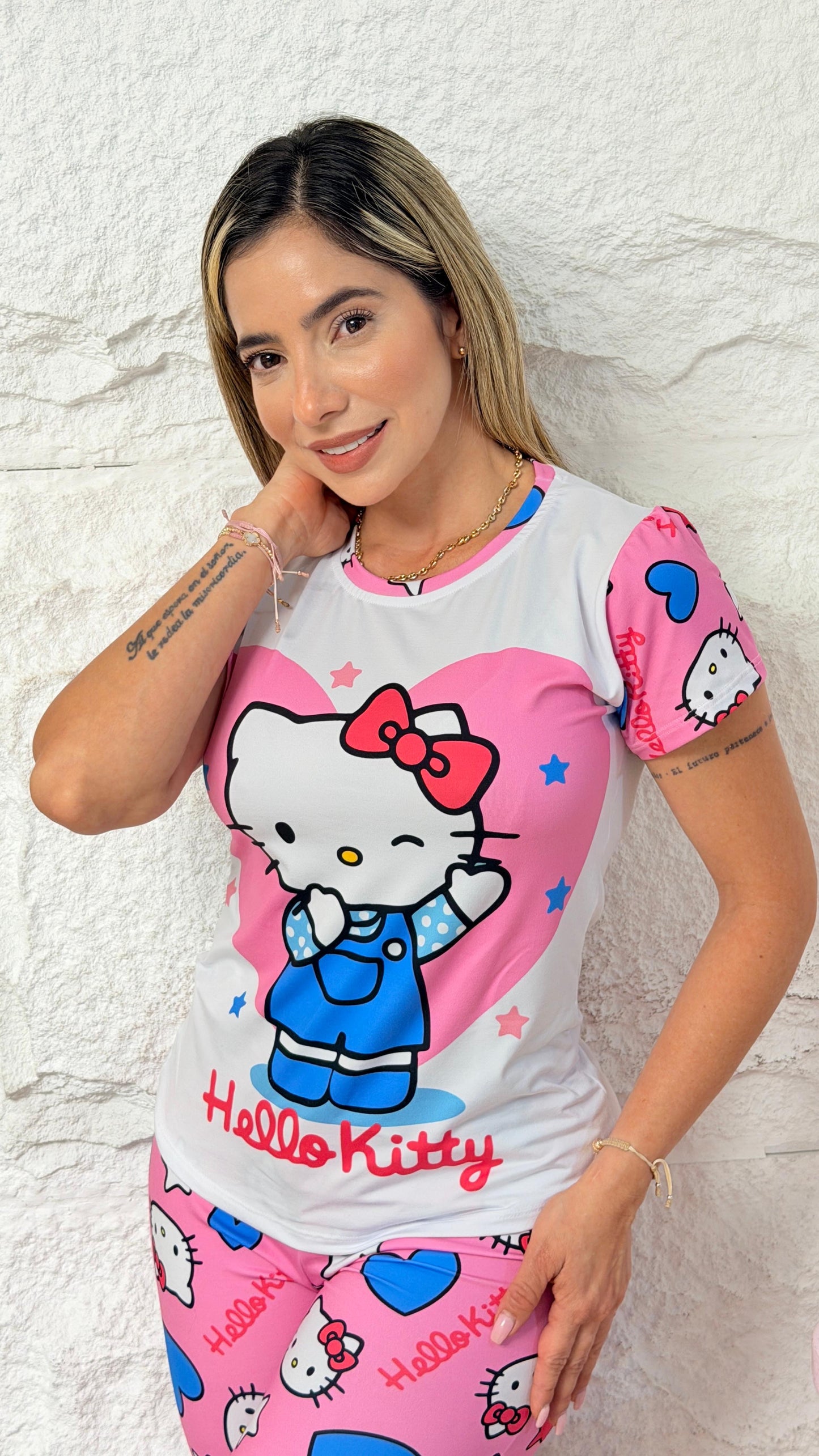 PIJAMA PANTALÓN DAMA HELLO KITTY