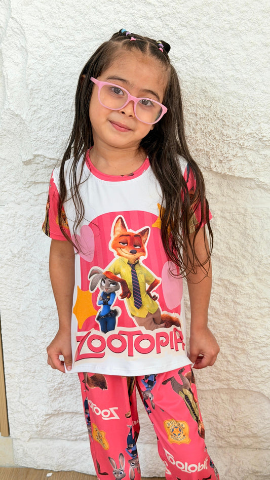 PIJAMA NIÑA PANTALON ZOOTOPIA