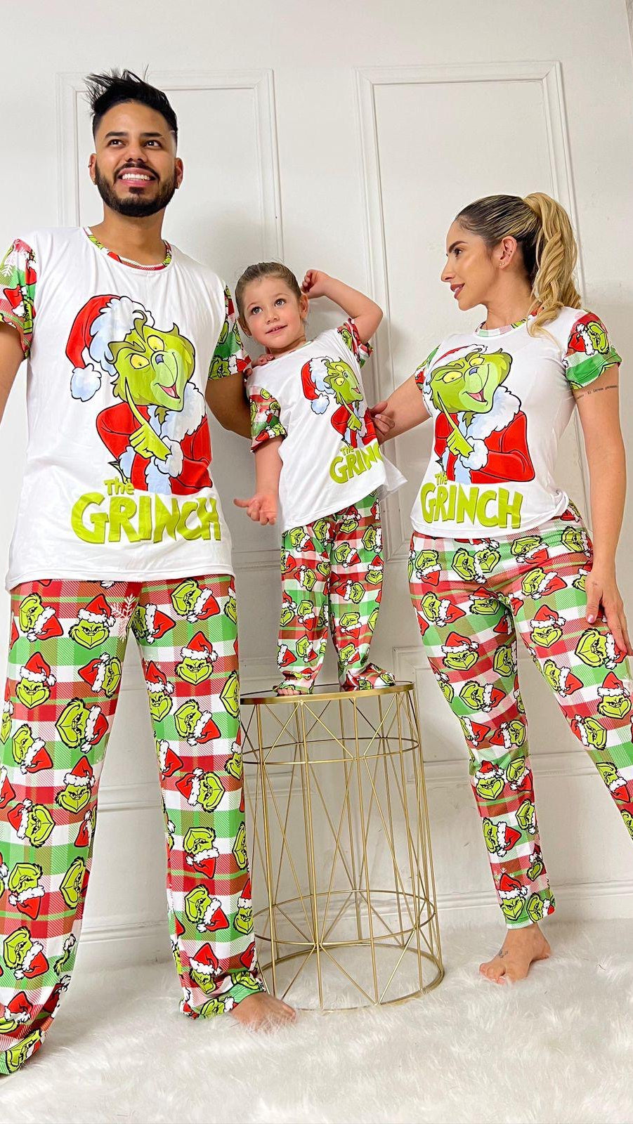 PIJAMA FAMILIAR NAVIDAD GRINCH