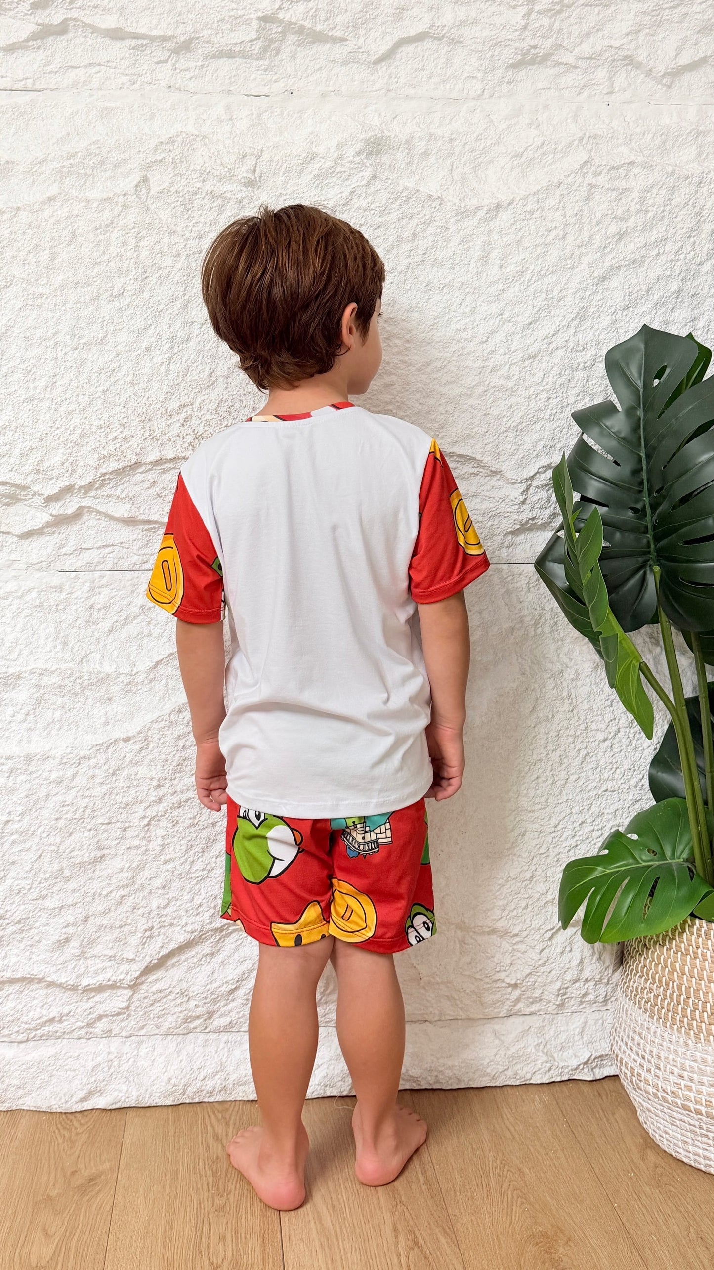 PIJAMA NIÑO SHORT MARIO BROSS