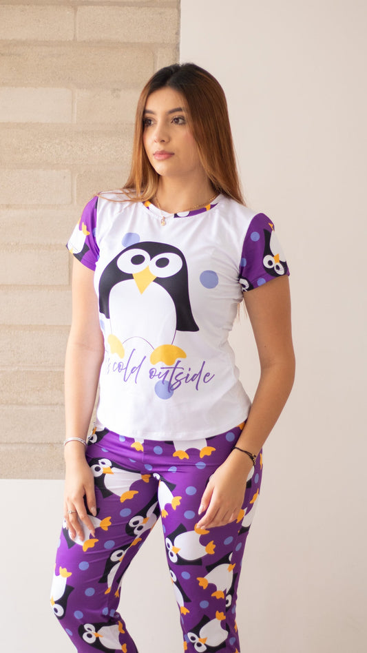 PIJAMA DAMA PANTALON PINGUINO