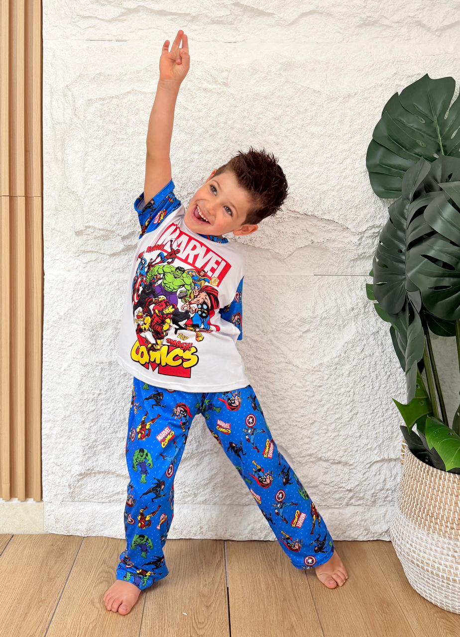 PIJAMA PANTALON NIÑO MARVEL
