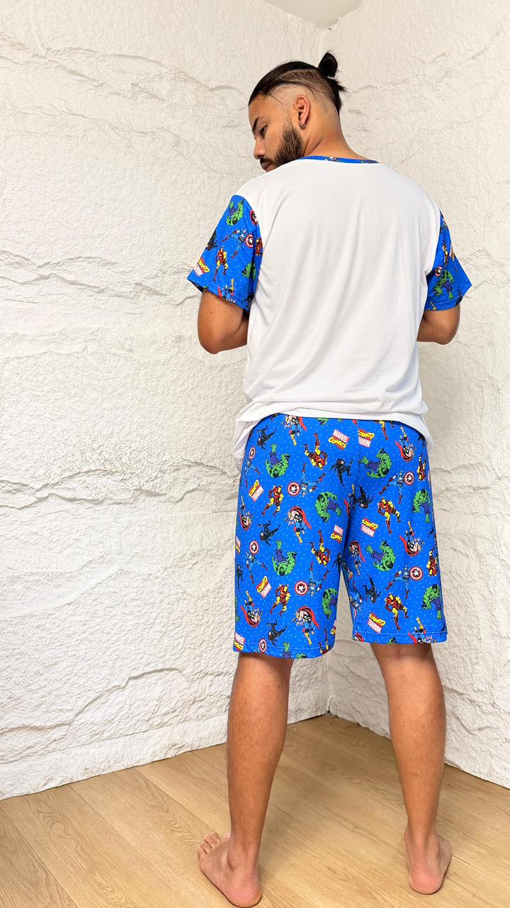 PIJAMA HOMBRE CORTA MARVEL