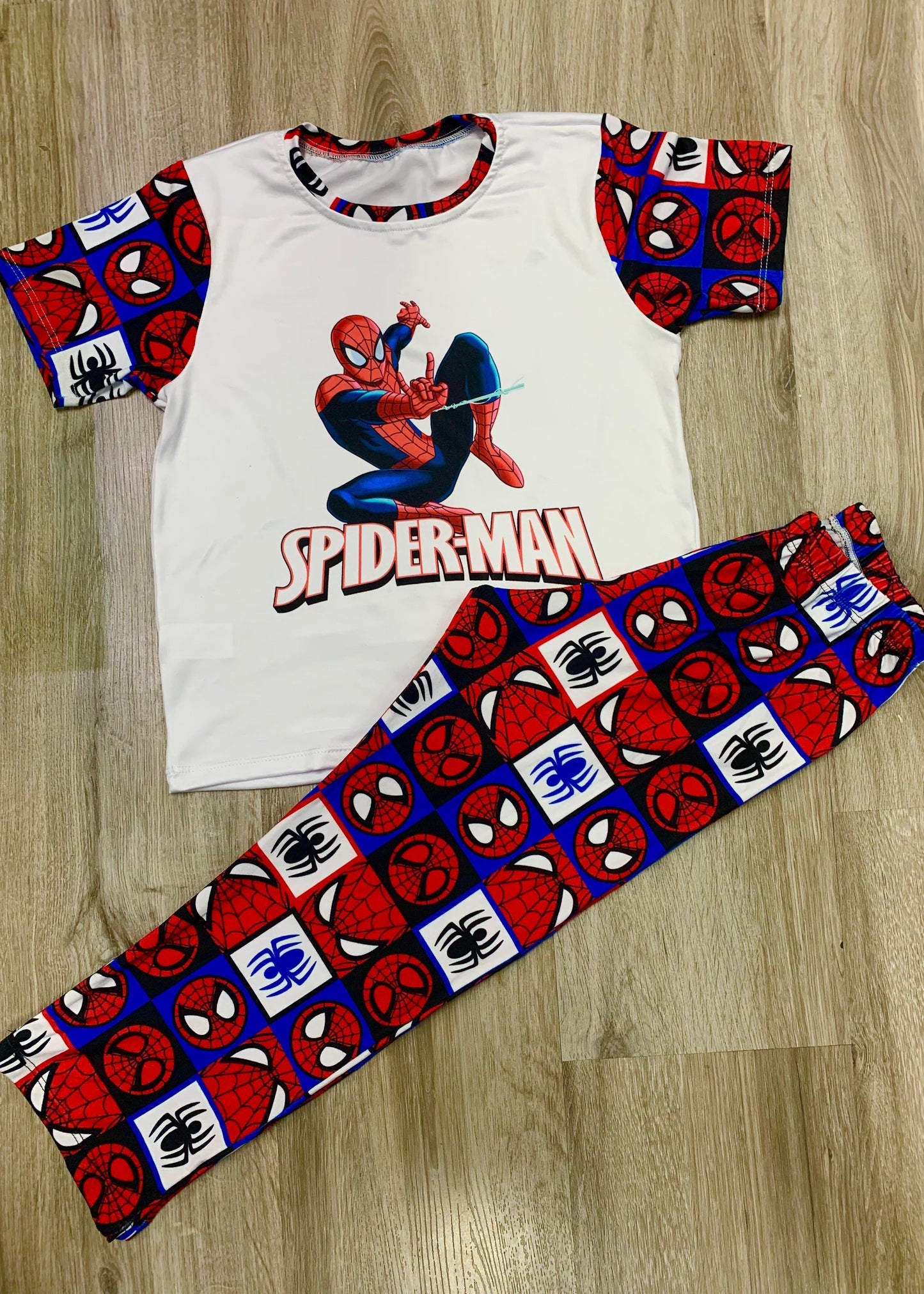 PIJAMA NIÑO PANTALON SPIDERMAN