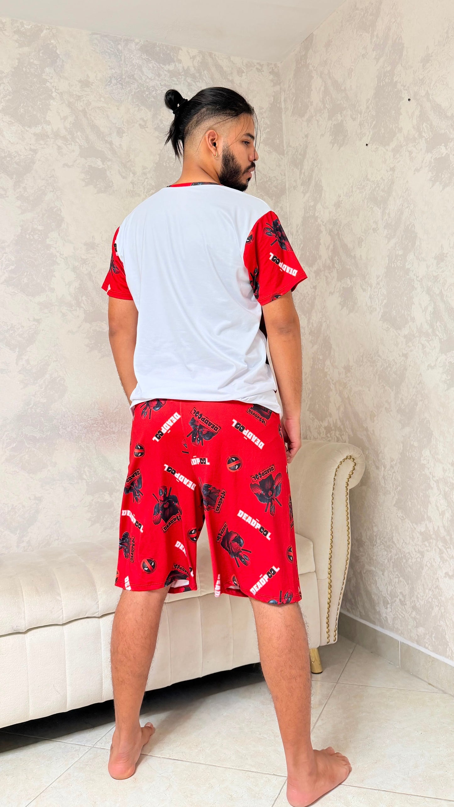 PIJAMA HOMBRE CORTA DEADPOOL