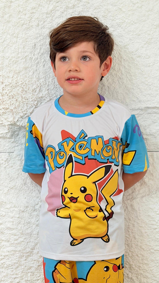 PIJAMA NIÑO PANTALON PIKACHU