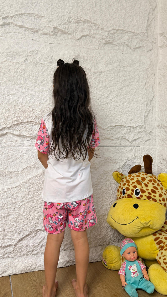 PIJAMA NIÑA SHORT MELODY