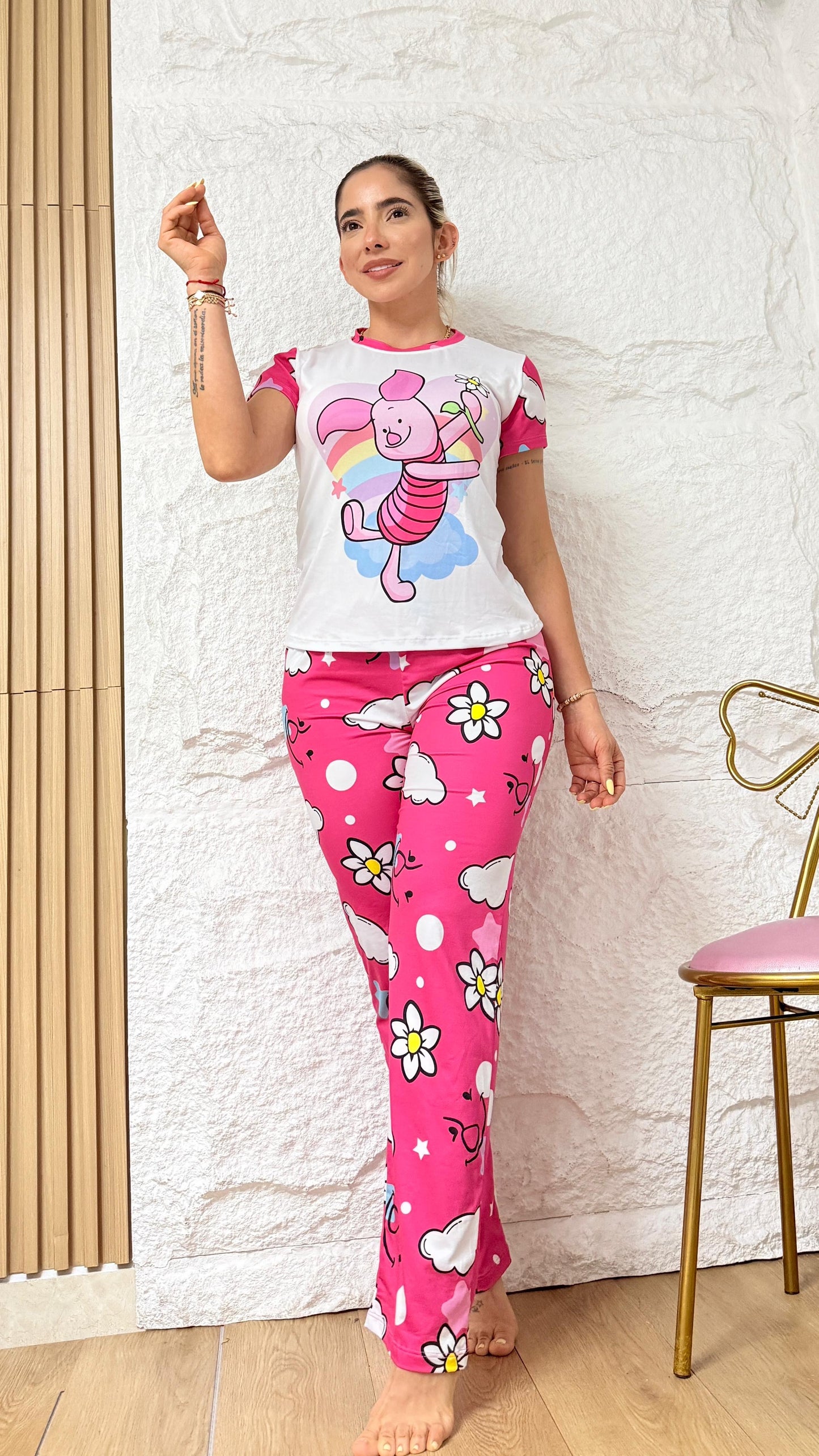 PIJAMA PANTALÓN DAMA PIGLET