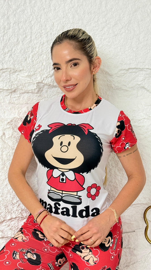PIJAMA PANTALÓN DAMA MAFALDA