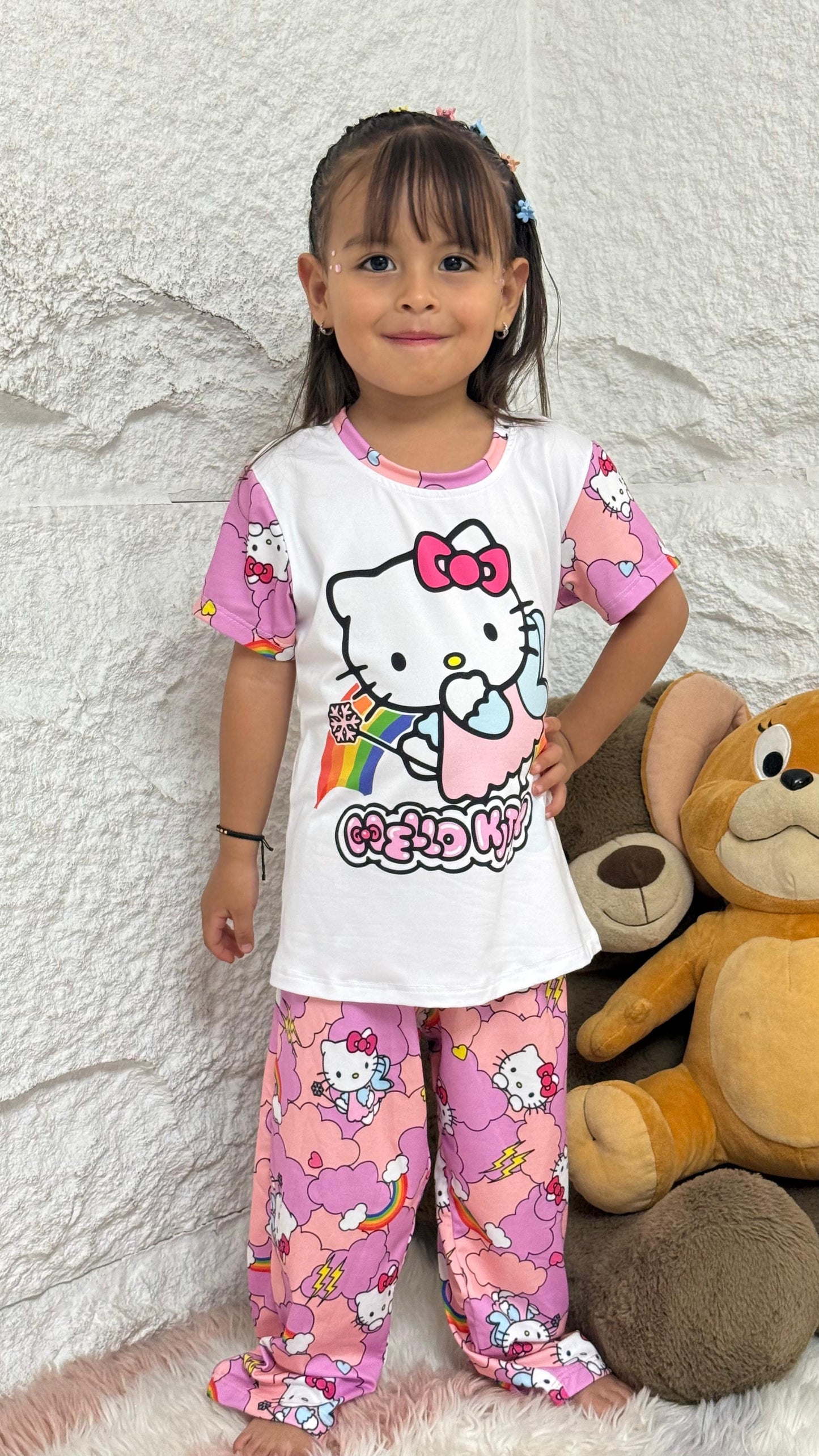 PIJAMA NIÑA PANTALÓN HELLO KITTY