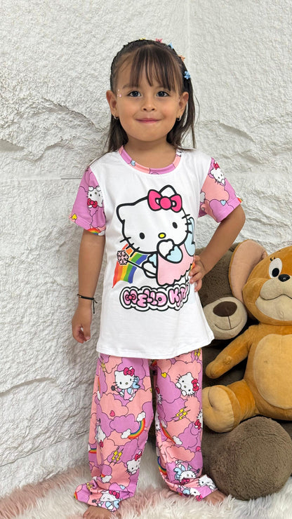 PIJAMA NIÑA PANTALÓN HELLO KITTY
