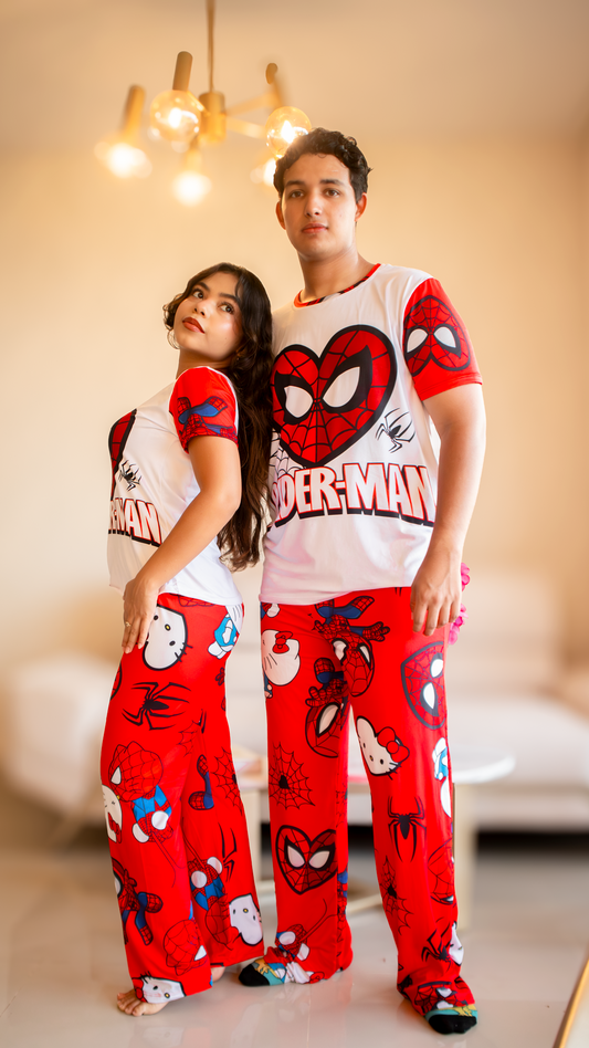 PIJAMAS PAREJAS SPIDERMAN