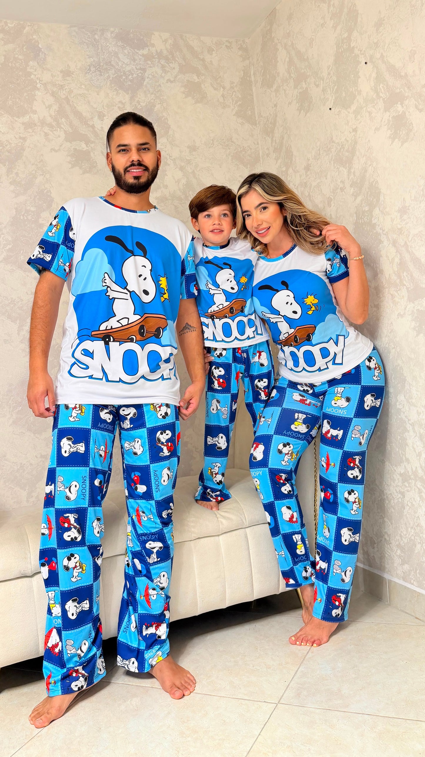 PIJAMAS FAMILIARES PANTALÓN SNOOPY
