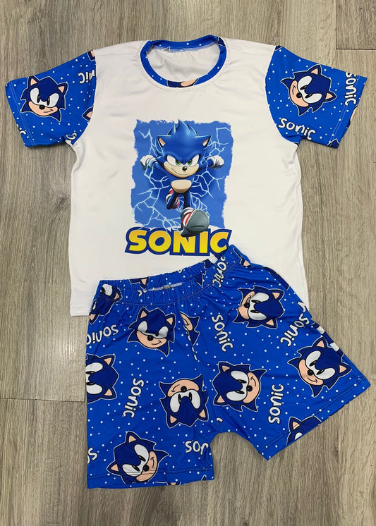PIJAMA NIÑO SHORT SONIC