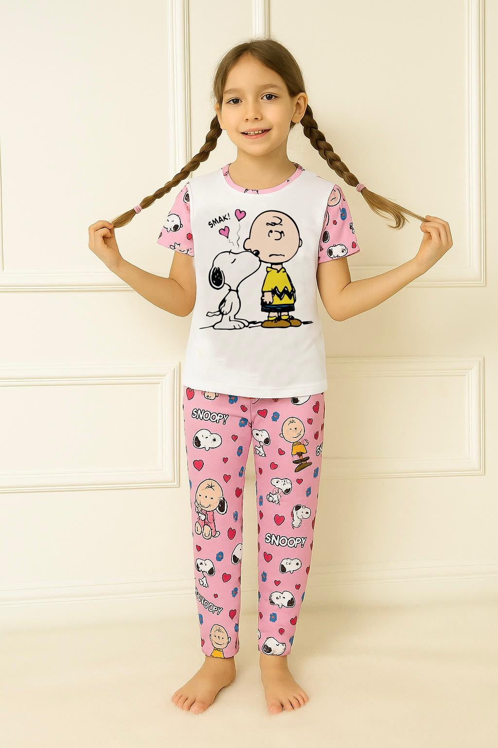 PIJAMA NIÑA PANTALON SNOOPY