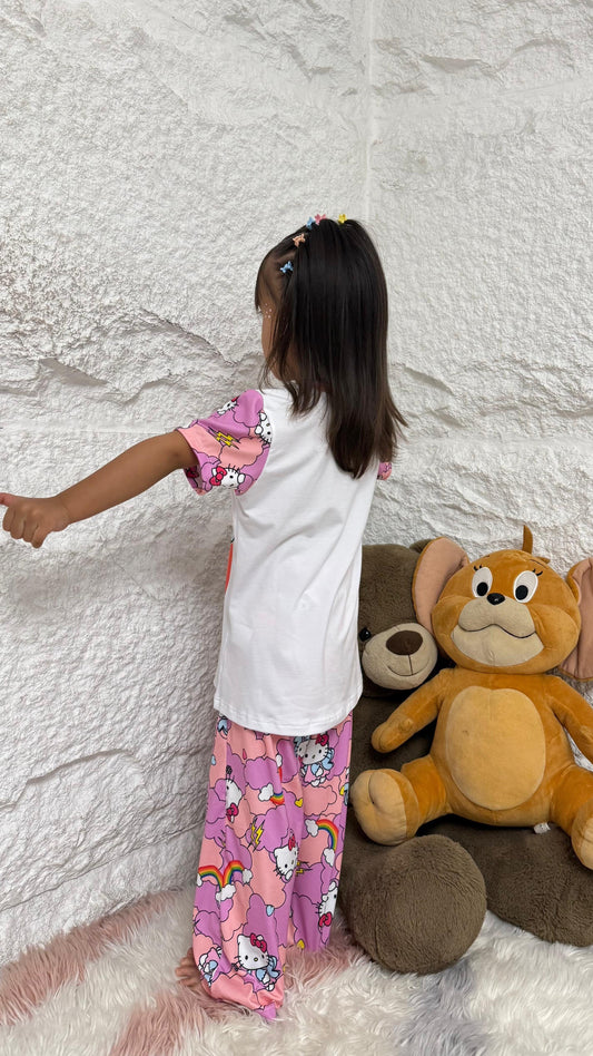 PIJAMA NIÑA PANTALÓN HELLO KITTY