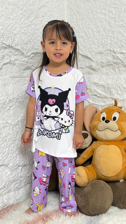 PIJAMA NIÑA PANTALÓN KUROMI