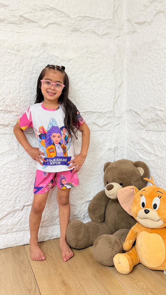 PIJAMA NIÑA SHORT K-POP