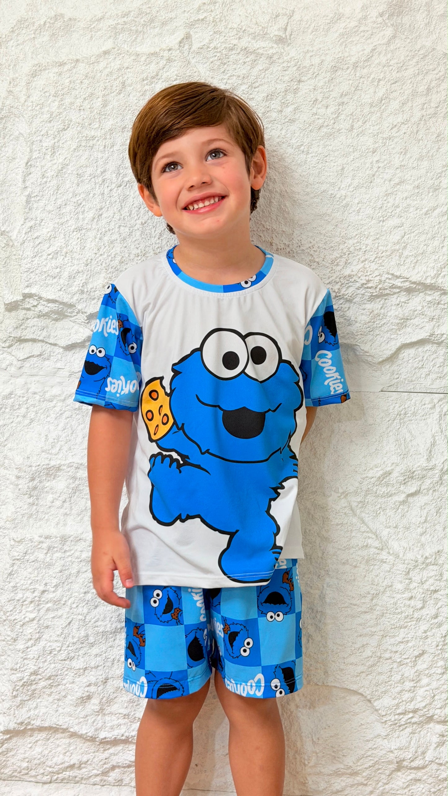 PIJAMA NIÑO SHORT COMEGALLETAS