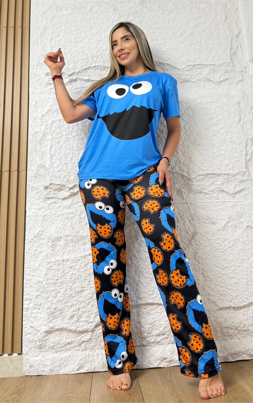 PIJAMA DAMA TRIO COMEGALLETAS