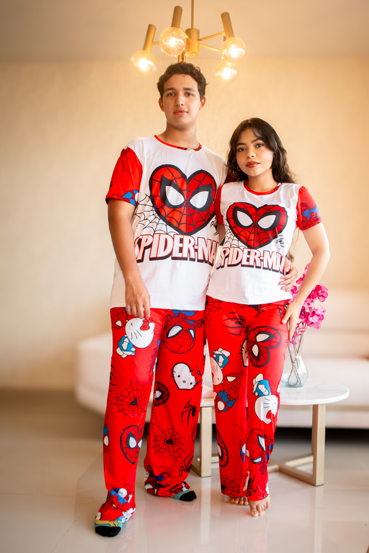 PIJAMAS PAREJAS SPIDERMAN