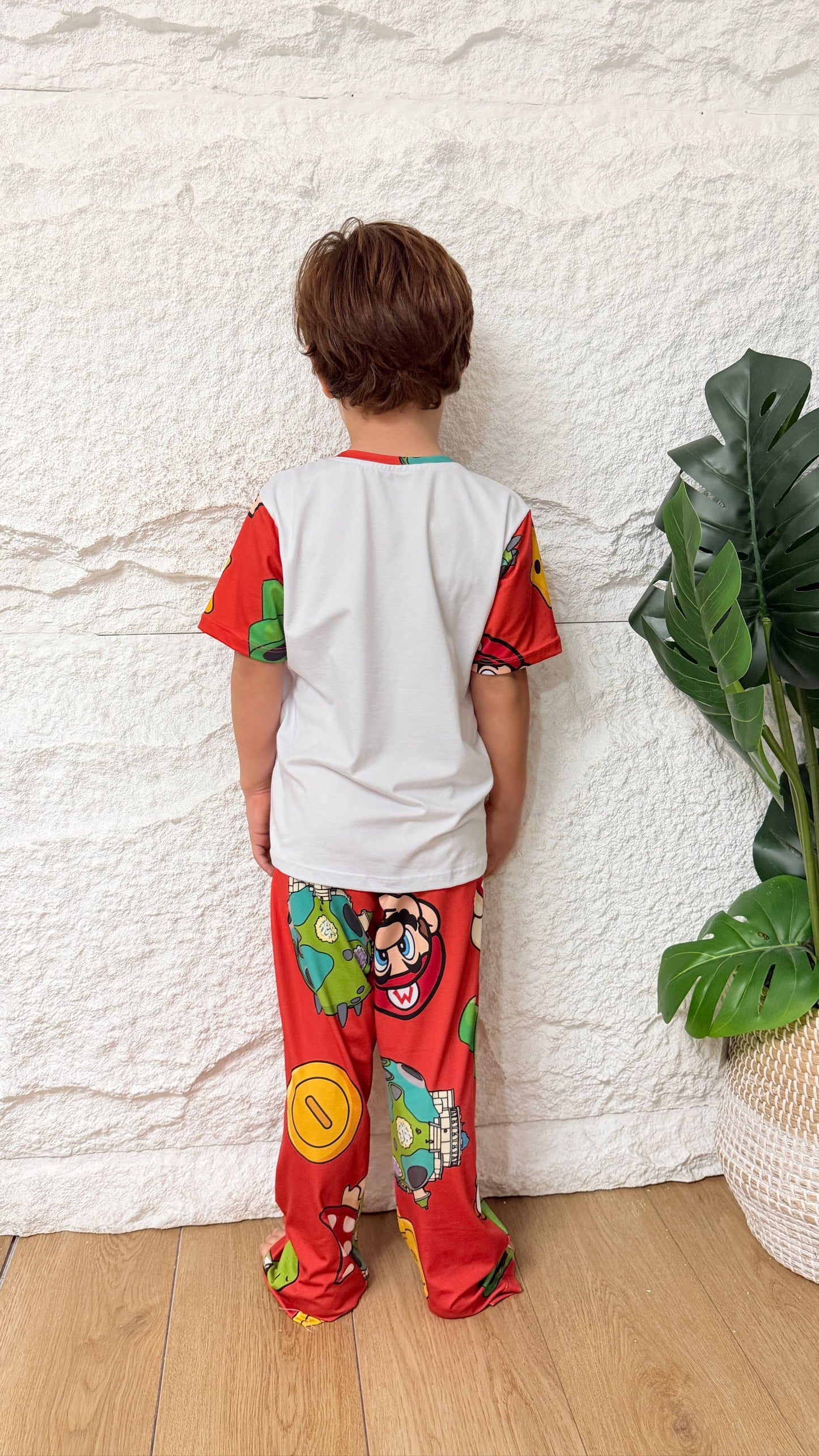 PIJAMA NIÑO PANTALON MARIO BROSS