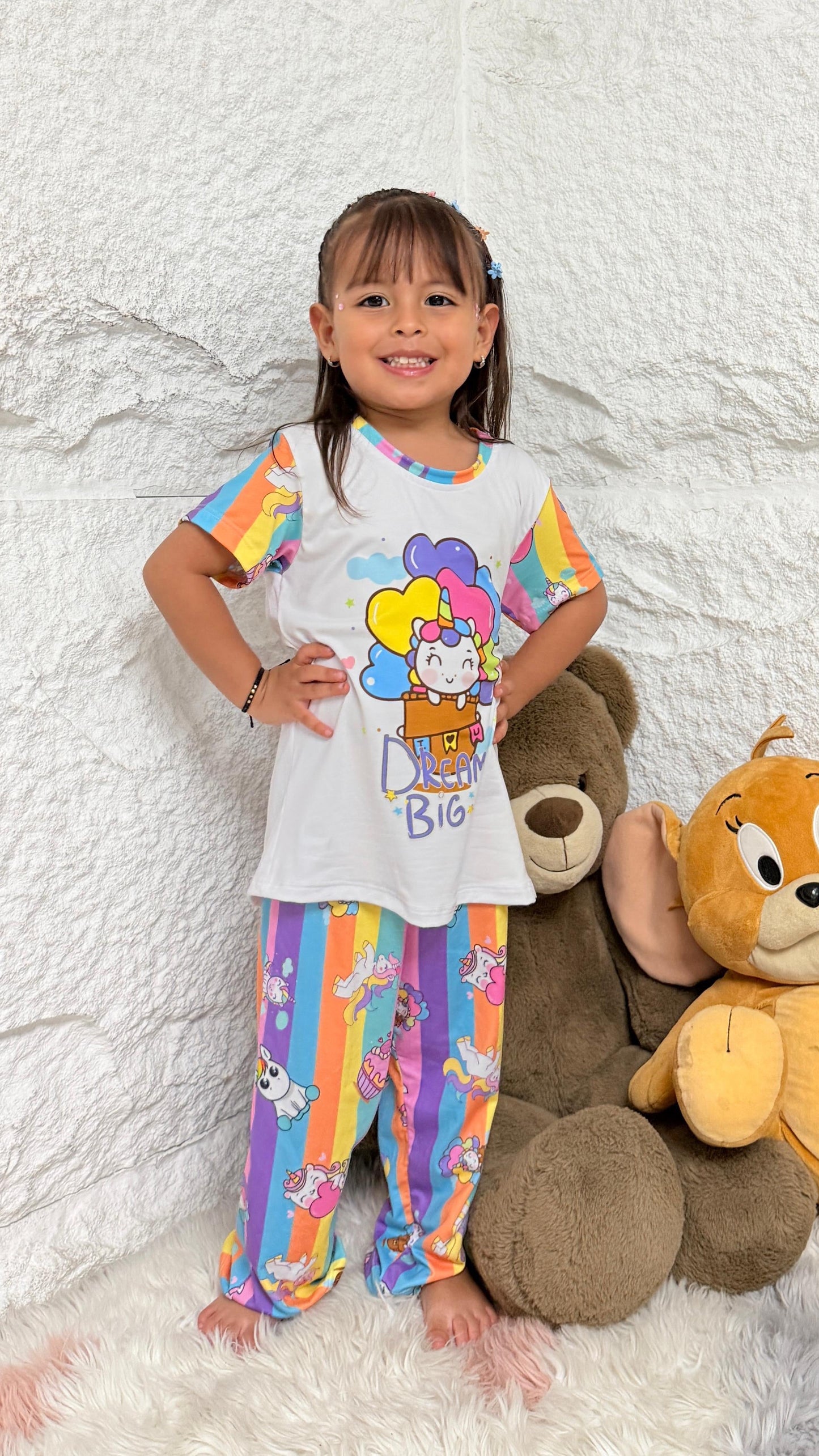 PIJAMA NIÑA PANTALÓN UNICORNIO