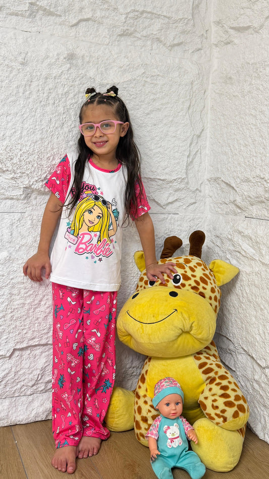 PIJAMA NIÑA PANTALON BARBIE