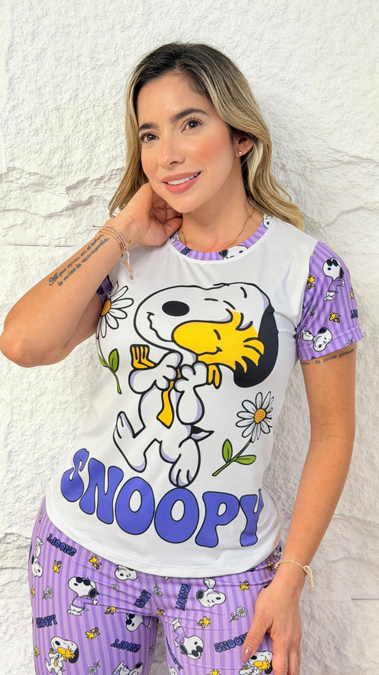 PIJAMA PANTALÓN DAMA SNOOPY