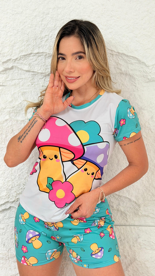 PIJAMA DAMA SHORT HONGUITO