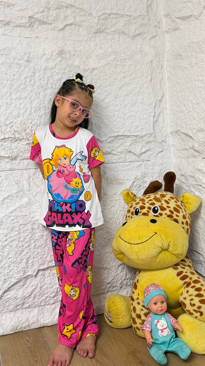 PIJAMA NIÑA PANTALON PRINCESA PEACH