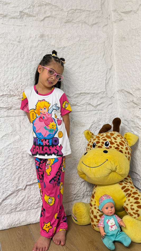 PIJAMA NIÑA PANTALON PRINCESA PEACH