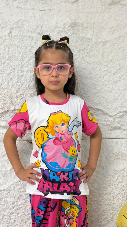 PIJAMA NIÑA PANTALON PRINCESA PEACH