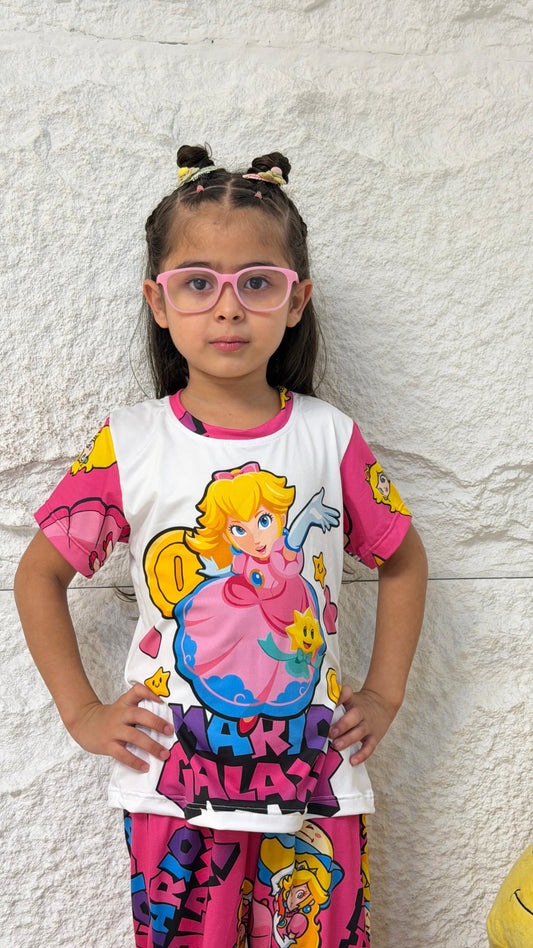 PIJAMA NIÑA PANTALON PRINCESA PEACH