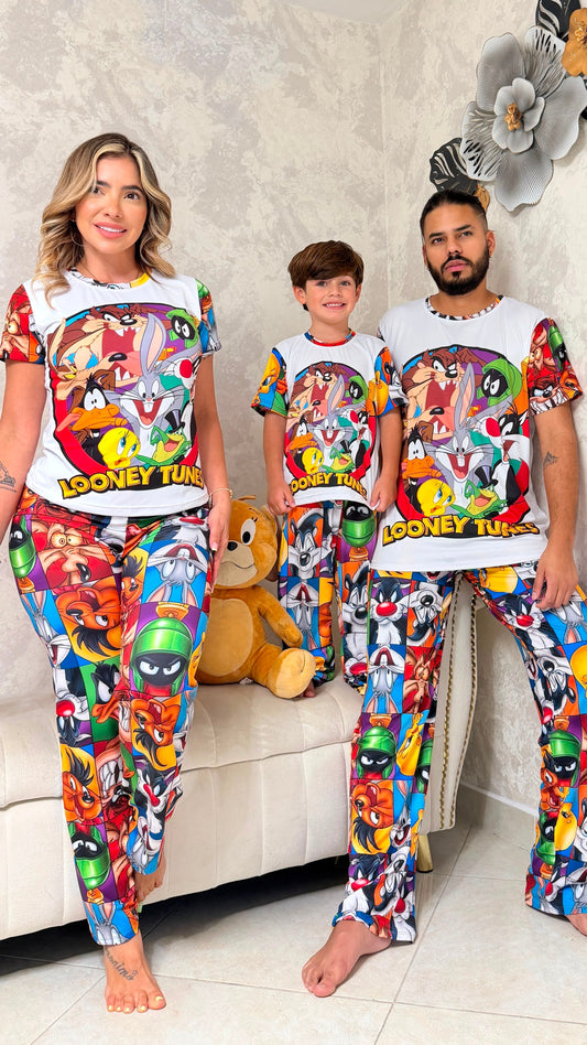 PIJAMAS FAMILIARES PANTALÓN LOONEY TUNES