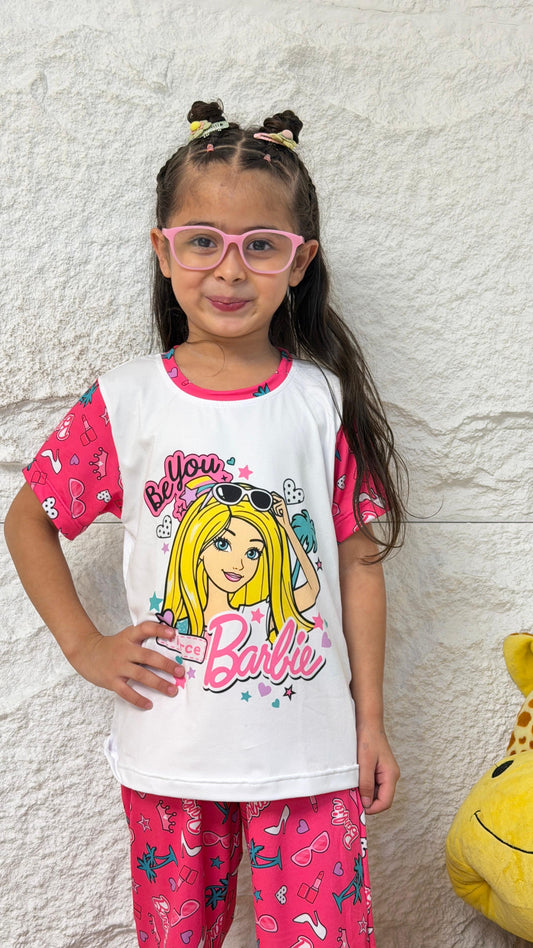PIJAMA NIÑA PANTALON BARBIE