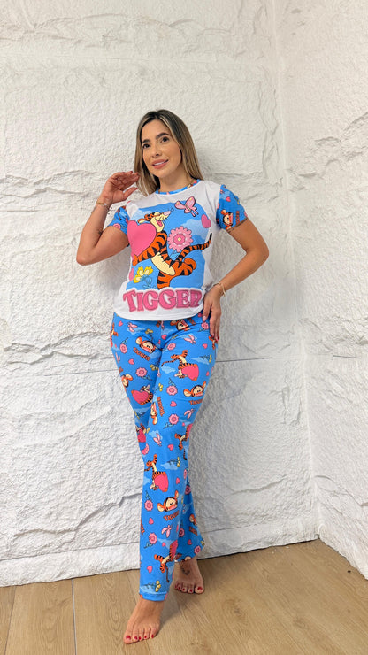 PIJAMA DAMA PANTALON TIGER