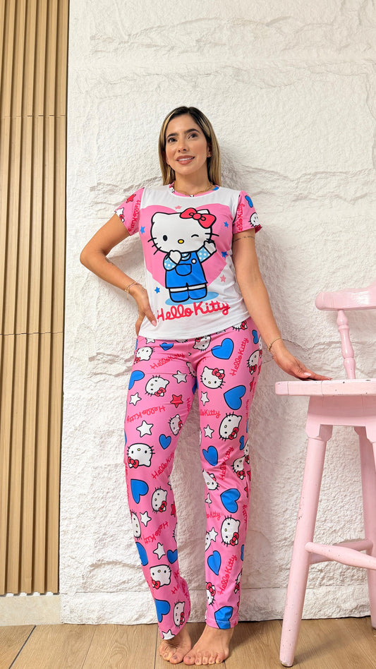 PIJAMA PANTALÓN DAMA HELLO KITTY