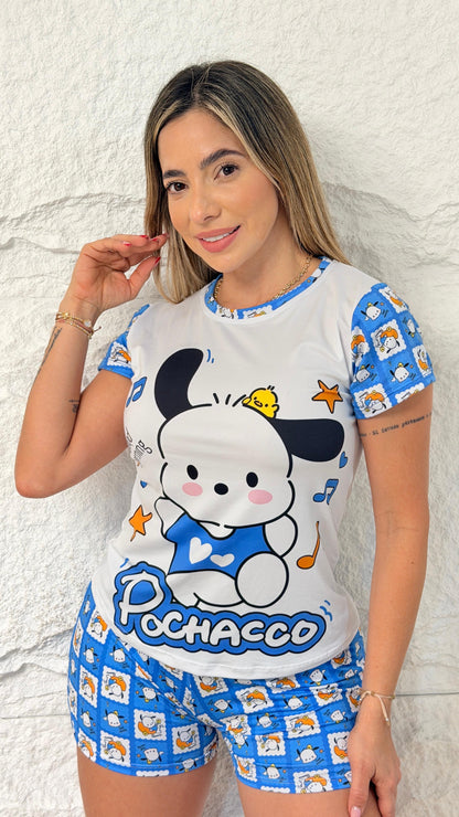 PIJAMA SHORT DAMA POCHACO
