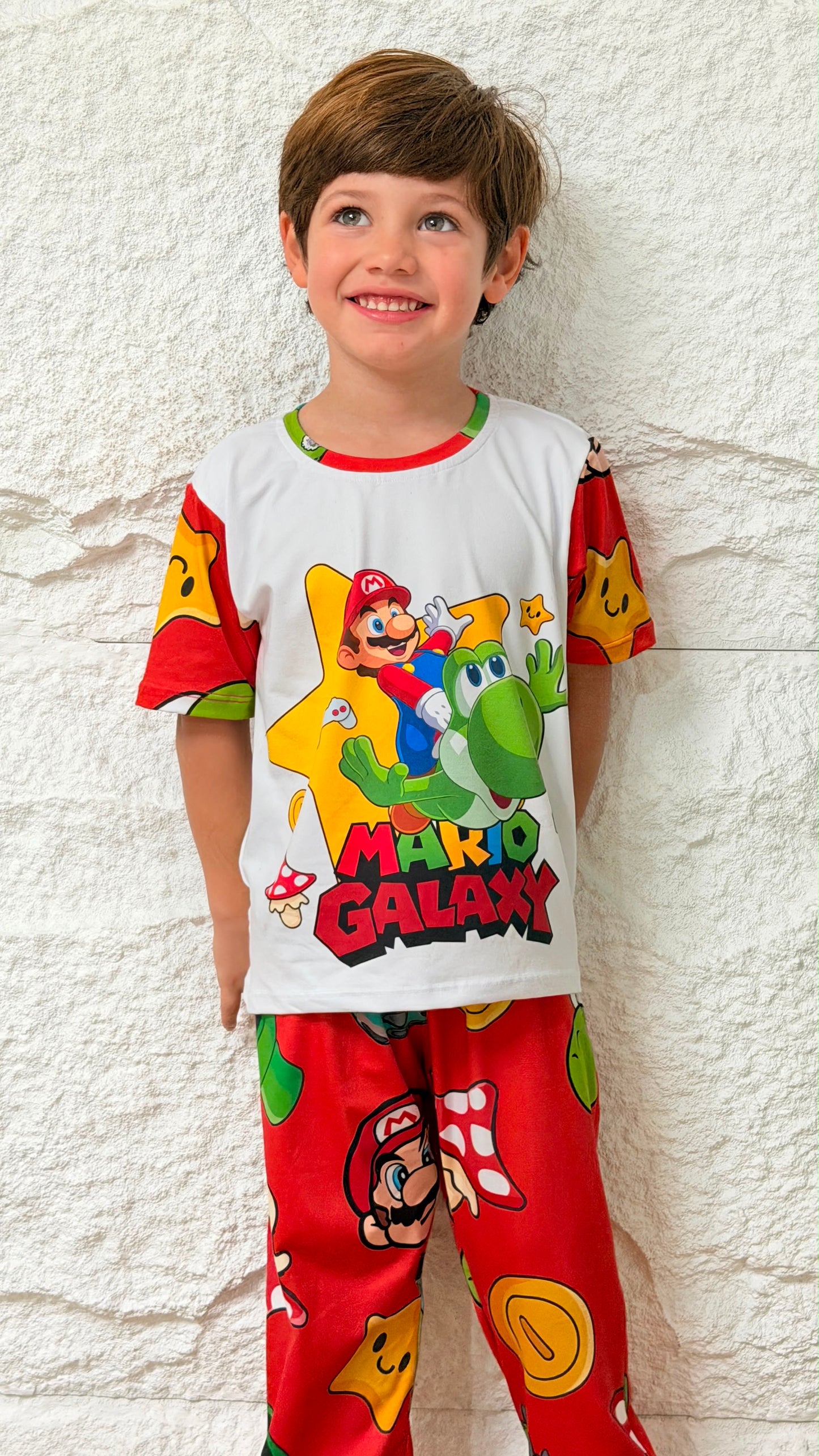 PIJAMA NIÑO PANTALON MARIO BROSS