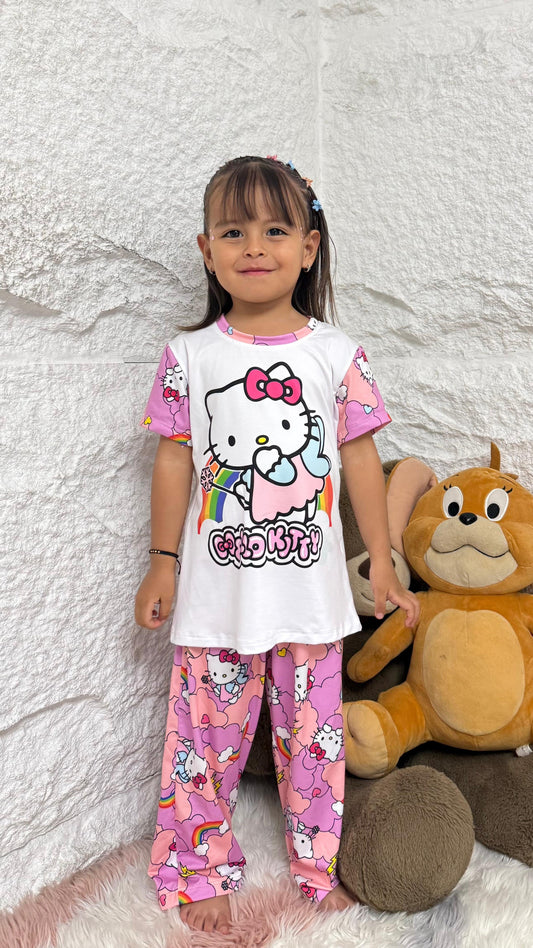 PIJAMA NIÑA PANTALÓN HELLO KITTY