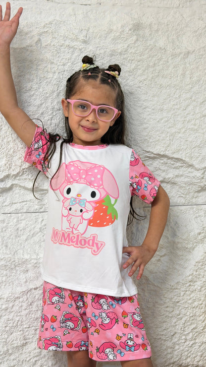 PIJAMA NIÑA SHORT MELODY
