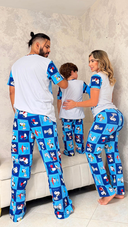 PIJAMAS FAMILIARES PANTALÓN SNOOPY