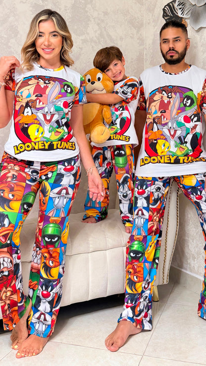 PIJAMAS FAMILIARES PANTALÓN LOONEY TUNES