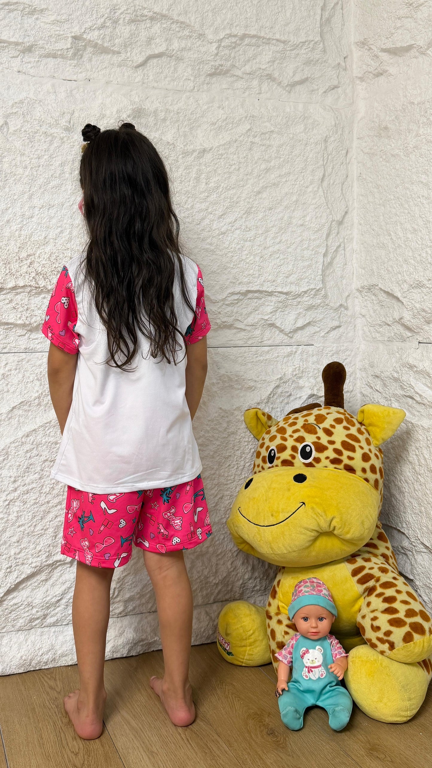 PIJAMA NIÑA SHORT BARBIE