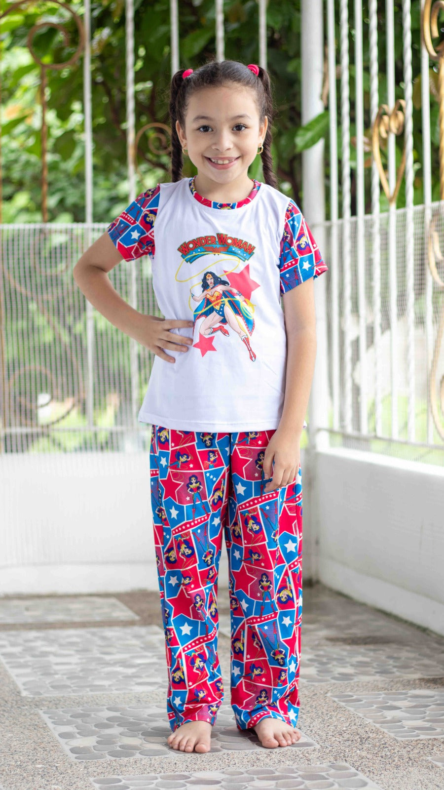 PIJAMA NIÑA PANTALON MUJER MARAVILLA