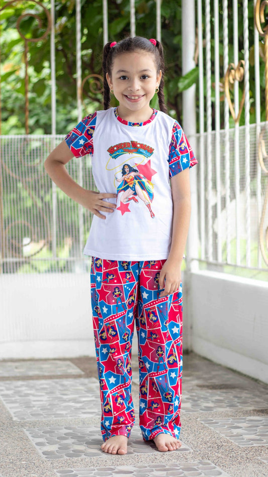 PIJAMA NIÑA PANTALON MUJER MARAVILLA