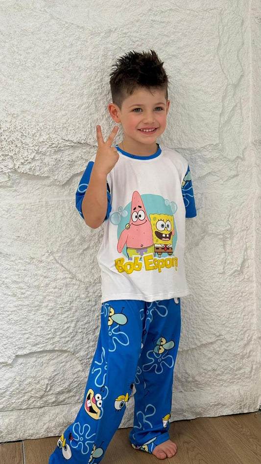 PIJAMA PANTALON NIÑO BOB ESPONJA