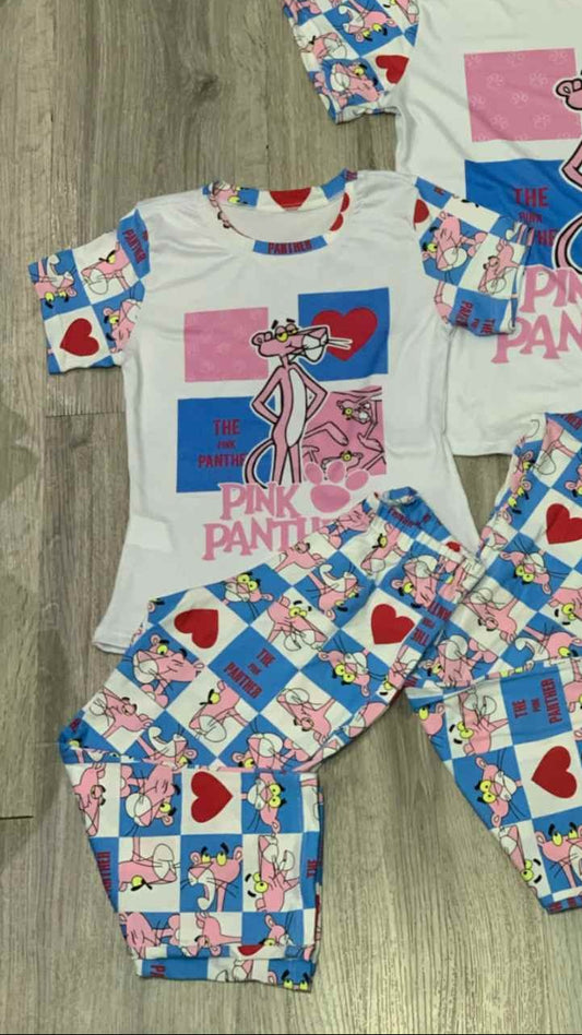 PIJAMA NIÑA PANTALON PANTERA ROSA